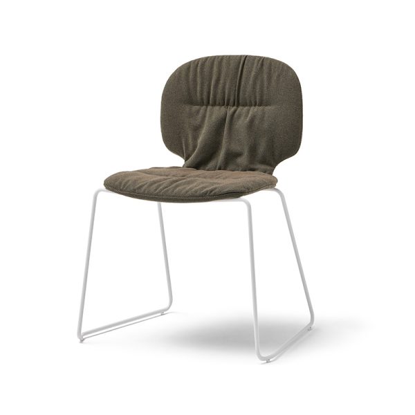 HALO SLED BASE CHAIR SOFT UPHOLSTERED