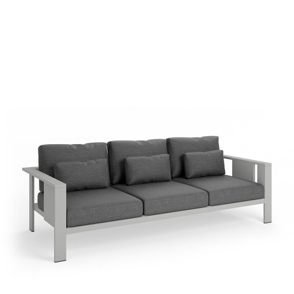 BEAM 3 SEAT ALUMINUM SOFA