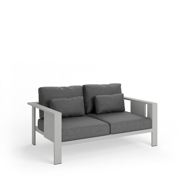BEAM 2 SEAT ALUMINUM SOFA