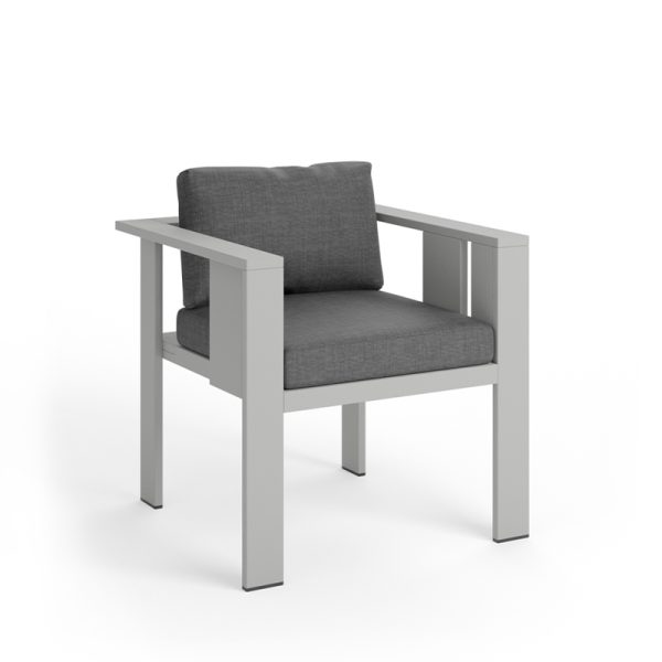 BEAM ALUMINUM CONVERSATION CHAIR